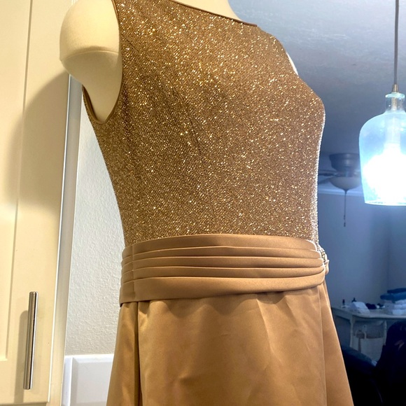 NWT Patra Taupe Dress with Glitter size 14 - Picture 4 of 16